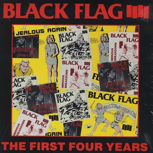 The First Four Years by Black Flag album cover