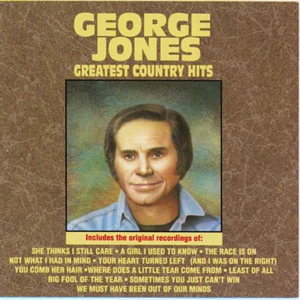 Greatest Country Hits by George Jones album cover