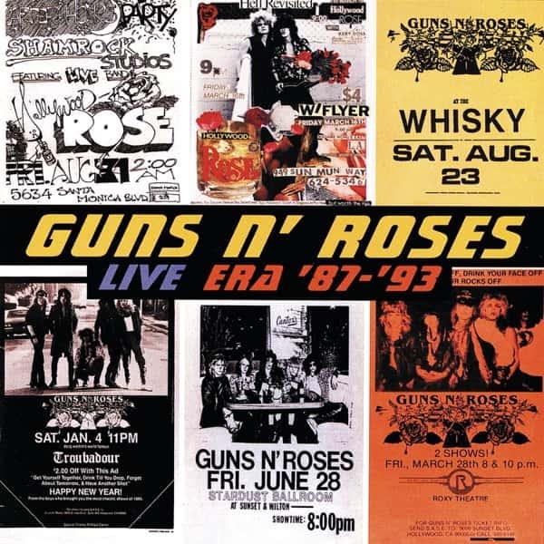Live Era: 87-93 by Guns N' Roses album cover