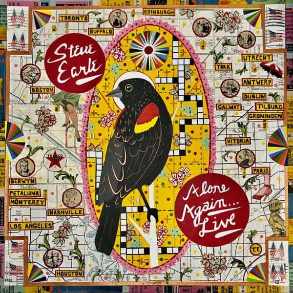Alone Again Live by Steve Earle album cover