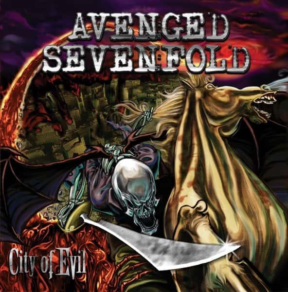 City of Evil by Avenged Sevenfold album cover