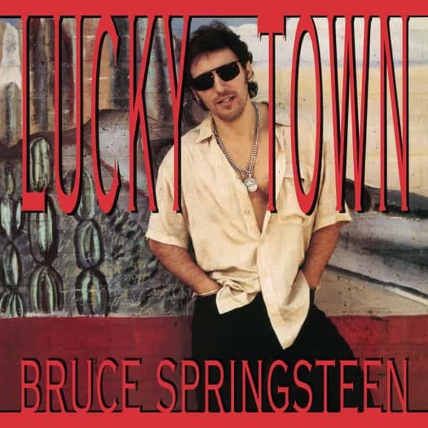 Lucky Town by Bruce Springsteen album cover