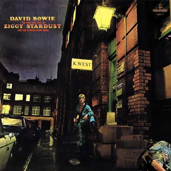The Rise and Fall of Ziggy Stardust and the Spiders from Mars by David Bowie album cover
