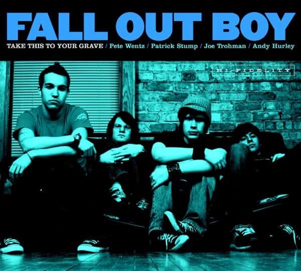 Take This to Your Grave (Silver Vinyl) by Fall Out Boy album cover