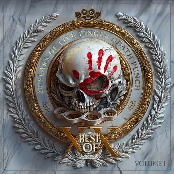 Best Of - Volume 1 (Silver Galaxy Vinyl) by Five Finger Death Punch album cover