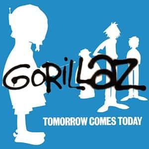 Tomorrow Comes Today (White & Blue Color-in-Color Vinyl) by Gorillaz album cover