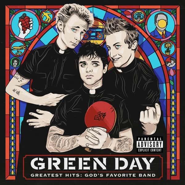 Greatest Hits: God's Favorite Band by Green Day album cover