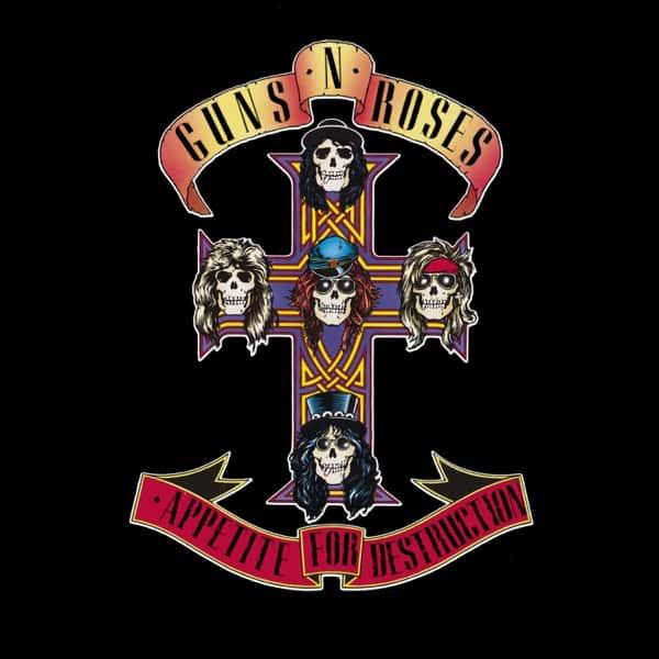 Appetite for Destruction by Guns N' Roses album cover