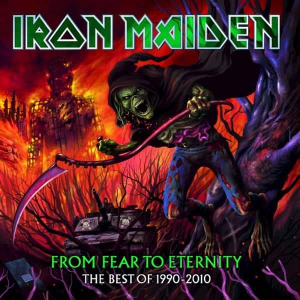 From Fear to Eternity: The Best of 1990-2010 (3LP Picture Disc Vinyl) by Iron Maiden album cover