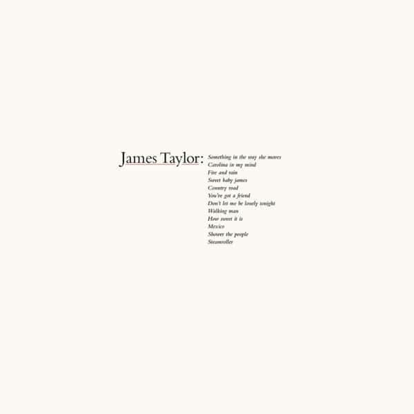 Greatest Hits by James Taylor album cover