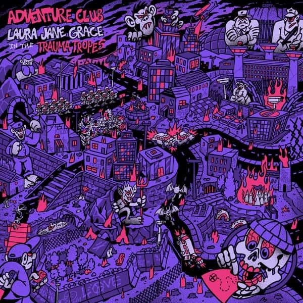 Adventure Club (Hot Pink Vinyl) by Laura Jane Grace album cover