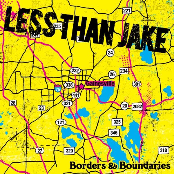Borders & Boundaries (25th Anniversary Yellow Vinyl) by Less Than Jake album cover
