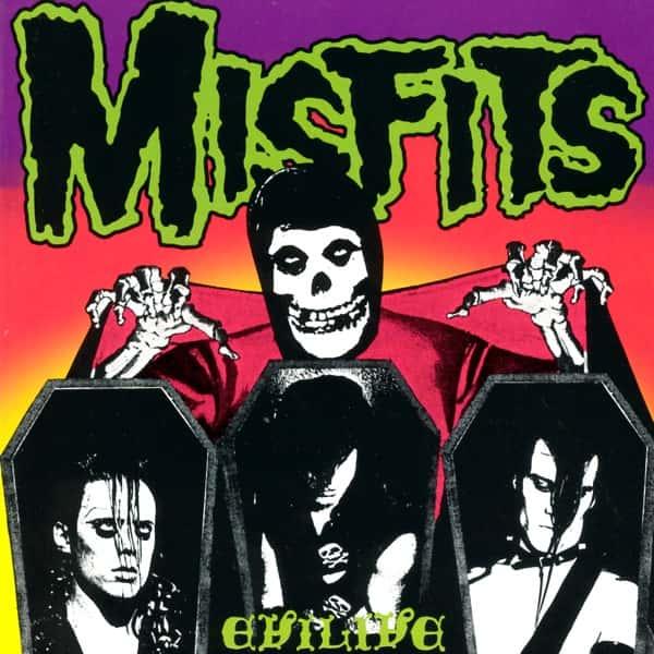Evilive by Misfits album cover