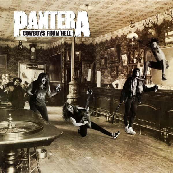 Cowboys from Hell (White & Whiskey Brown Marbled Vinyl) by Pantera album cover