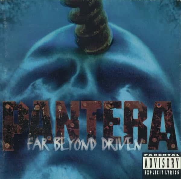 Far Beyond Driven (White & Stronger Than Blue Marbled Vinyl) by Pantera album cover