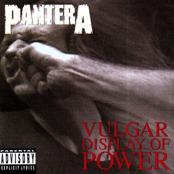 Vulgar Display of Power (White & True Metal Gray Marbled Vinyl) by Pantera album cover