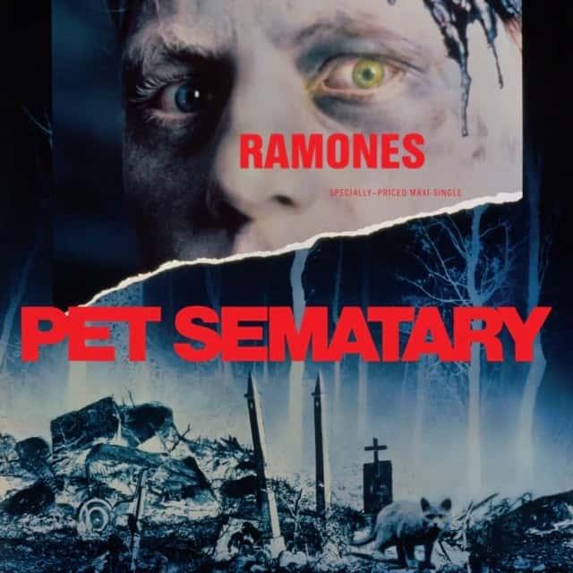 Pet Semetary 12" single by Ramones album cover