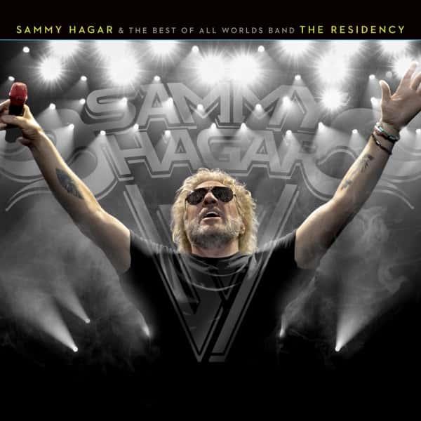 The Best of All Worlds Band: The Residency (Live) (Amplified Lime & Reverb Blue Vinyl) by Sammy Hagar album cover