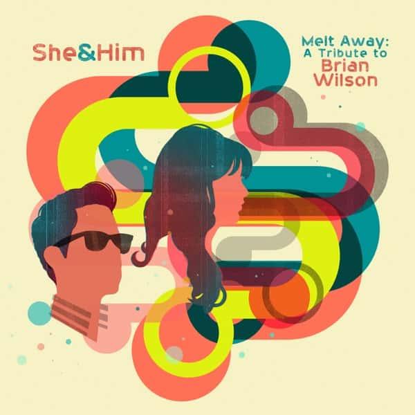 Melt Away: A Tribute to Brian Wilson (Lemonade Translucent Vinyl) by She & Him album cover