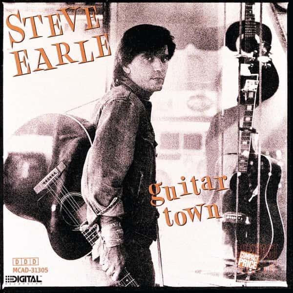 Guitar Town by Steve Earle album cover