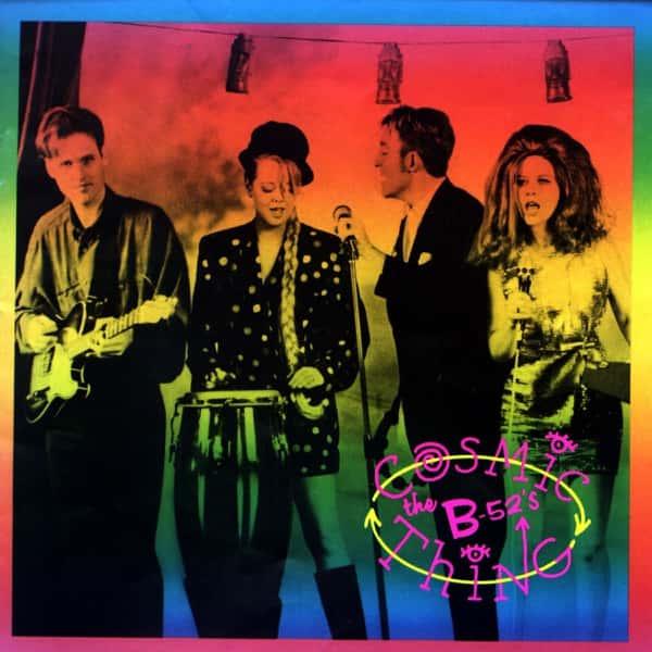 Cosmic Thing by The B-52's album cover