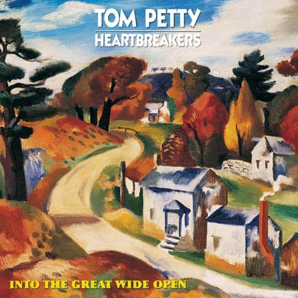 Into the Great Wide Open by Tom Petty and the Heartbreakers album cover