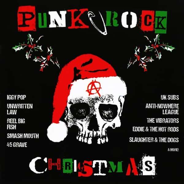Punk Rock Christmas (Red, Green & White Splatter Vinyl) by Various Artists album cover