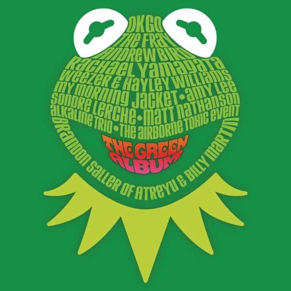 The Muppets: The Green Album (Green Vinyl) by Various Artists album cover